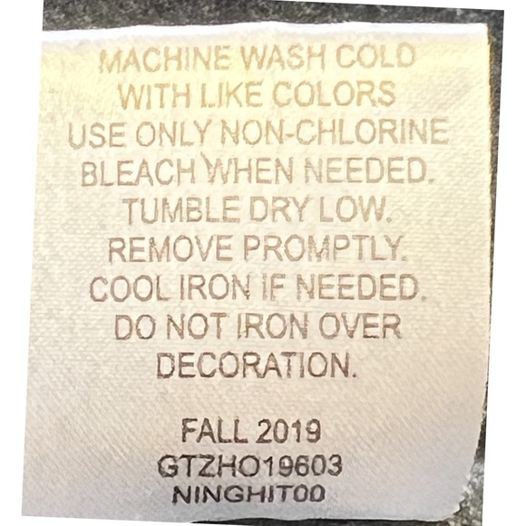 Goat USA New York Hoodie Mens Blue‎ Sweatshirt Pullover Embroidered Drawstring L - Picture 11 of 12